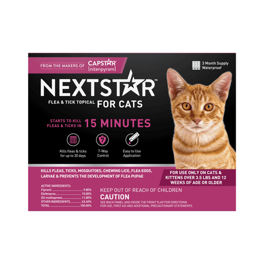 NEXTSTAR® Flea & Tick Topical for Cats - 3 Months