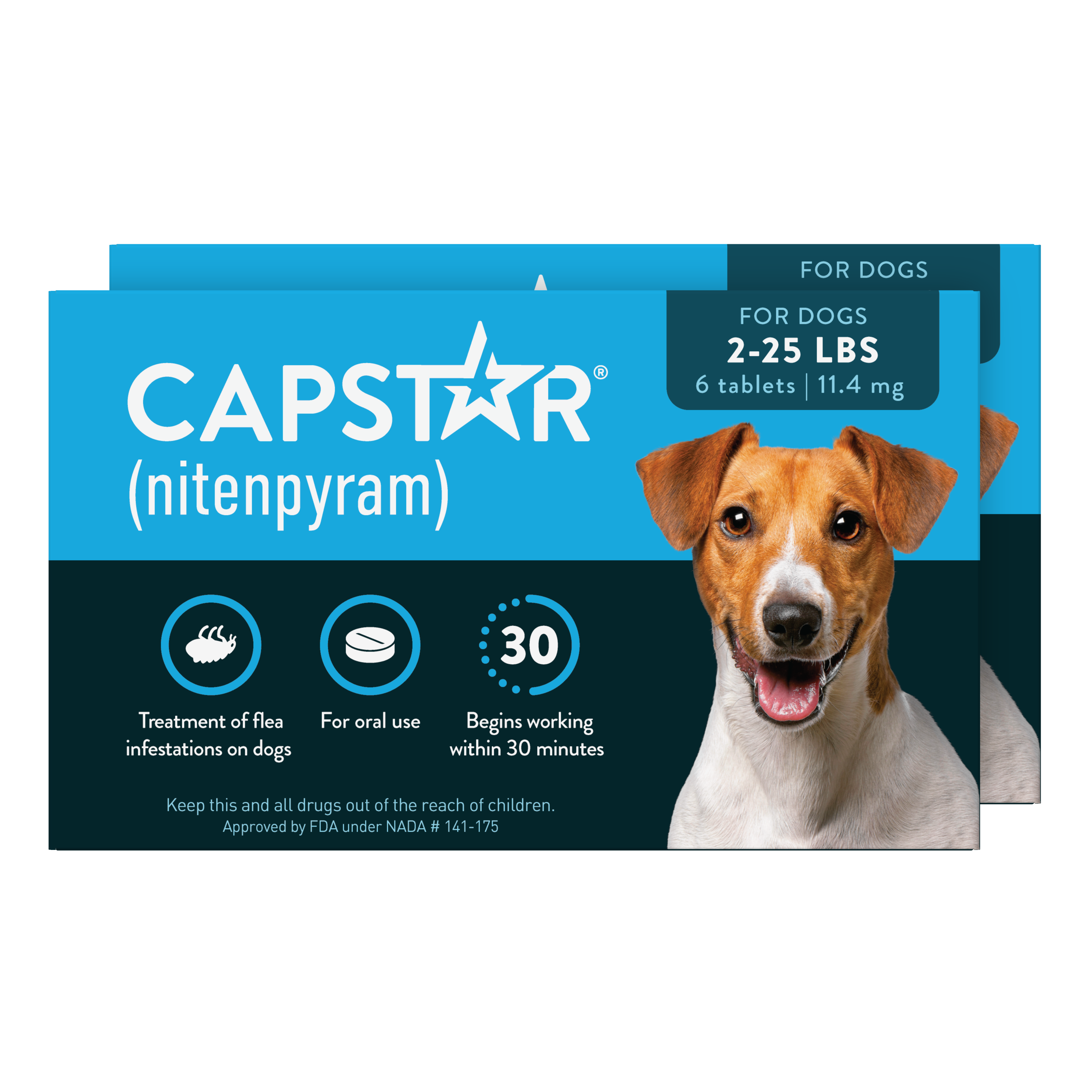 CAPSTAR® (nitenpyram) Oral Flea Treatment for Dogs