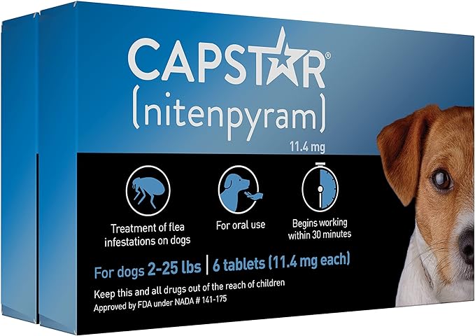 CAPSTAR® (nitenpyram) Oral Flea Treatment for Dogs