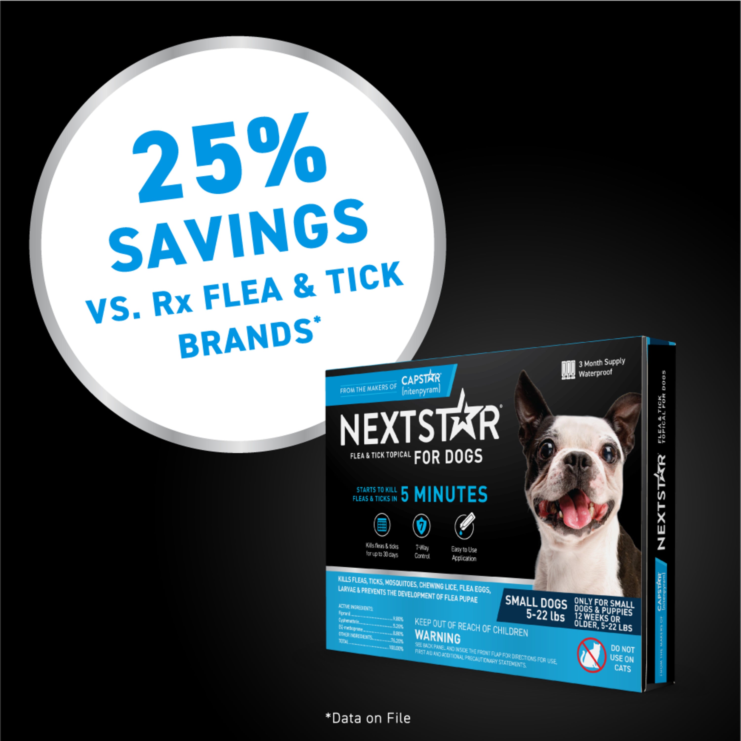 NEXTSTAR® Flea & Tick Topical for Dogs - 3 Months