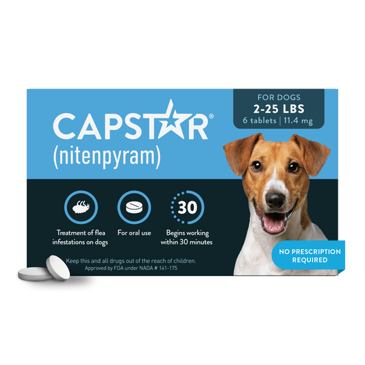 CAPSTAR® (nitenpyram) Oral Flea Treatment for Dogs