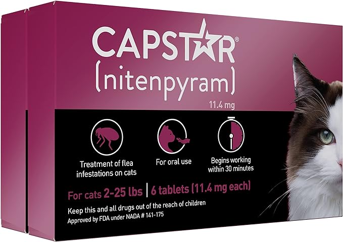 CAPSTAR® (nitenpyram) Oral Flea Treatment for Cats