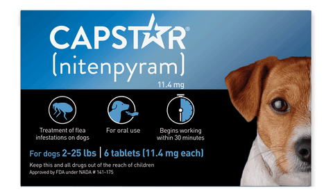 CAPSTAR® (nitenpyram) Oral Flea Treatment for Dogs – Capstar Nextstar