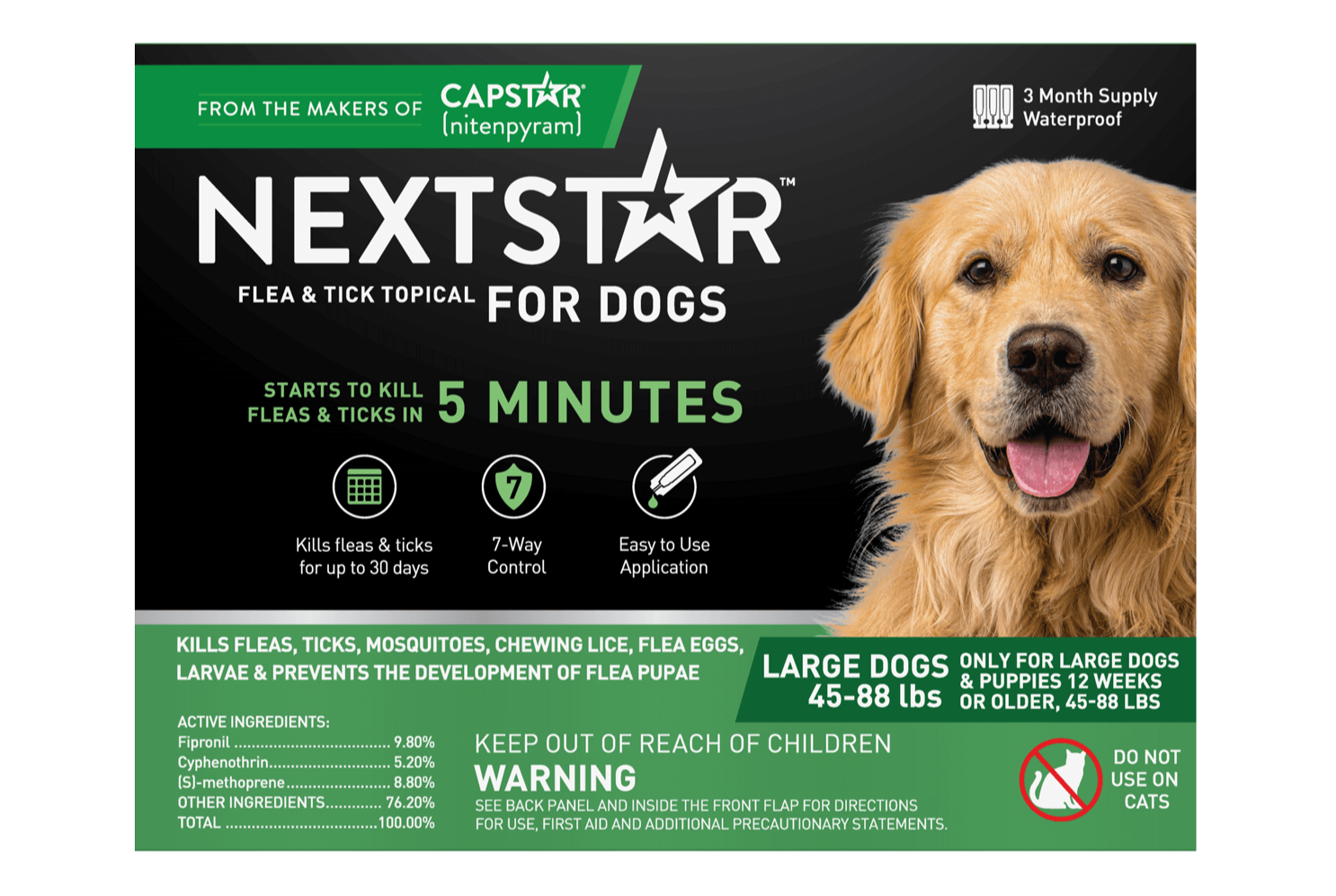 NEXTSTAR® Flea Tick Topical for Dogs Months – Capstar Nextstar