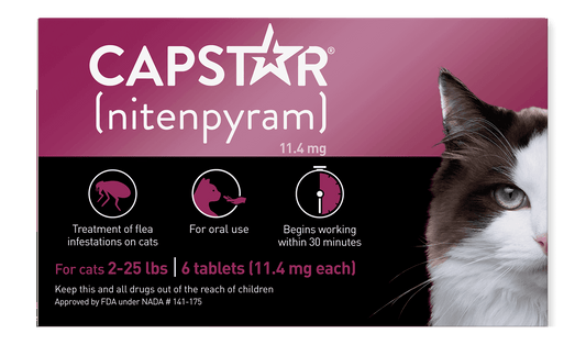 CAPSTAR® (nitenpyram) Oral Flea Treatment for Cats - 6 Doses